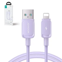Joyroom Multi-Color Series A14 Lightning / USB-A 2.4A 1.2 m kabelis - violetinis
