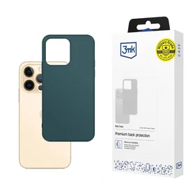 Dėklas iPhone 13 Pro iš 3mk serijos Matt Case - tamsiai žalias