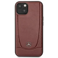 Mercedes MEHCP14MARMRE iPhone 14 Plus 6.7 "raudonas / raudonas kietasis dėklas odinis Urban Bengale