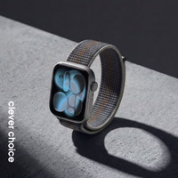 Crong Nylon - Sport Band for Apple Watch 44/45/46/49 mm (vidurnakčio Run)