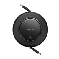 Baseus Free2Pull Mini 100W ištraukiamas USB-C kabelis - USB-C 2m - Juodas