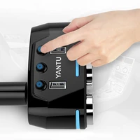 Automobilio cigarečių degiklio lizdo daliklis B39 Type B - 2 lizdai + 2xUSB - 2,1A 100W su ekranu