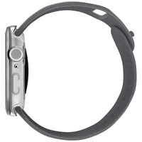 Uniq Voute dėklas su grūdintu stiklu Apple Watch 10 46 mm - sidabrinis