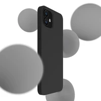 3mk silikoninis dėklas iPhone 12 mini - juodas