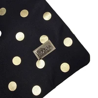 Pirkinių krepšys Wonder raštas 2 auksinis su taškeliais