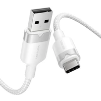 USB 2.0 A į USB-C 3A kabelis Vention CTNWF 1M (baltas)