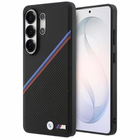 BMW Tricolor Metal Logo MagSafe Dėklas for Samsung Galaxy S26 Ultra - juodas