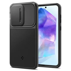 Spigen Optik Armor dėklas telefonui Samsung Galaxy A55 5G - juodas