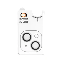 Apsauginis stiklas kameros lęšiams Tel Protect 3D Lens ant kameros Iphone 15/15 Plus skaidrus (2 vnt.)