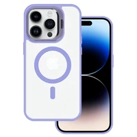 Tel Protect Magnetinis dėklas telefonui su stovu Iphone 15 Plus šviesiai violetinė