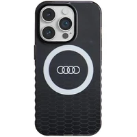 Audi IML Big Logo Magnetinis dėklas iPhone 14 Pro - juodas