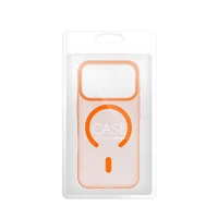 Case GO ORANGE compatible with MagSafe for IPHONE 17 Pro Max cosmic orange