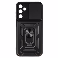Dėklas telefonui Slide Camera Armor Samsung Galaxy A15 4G/5G – juodas