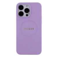 Guess GUHMP15XPSAHMCU iPhone 15 Pro Max 6.7" violetinis/violetinis kietas dėklas Saffiano MagSafe