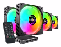 Mars Gaming MFSI4KIT Kompiuterio aušinimo sistema Kompiuterio korpusui Ventiliatorius 12 cm Juoda