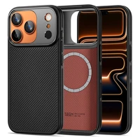 Tech-Protect Kevlar Aramid MagSafe dėklas iPhone 17 Pro Max juodas