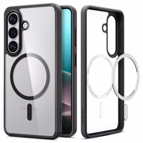 Spigen Ultra Hybrid Mag MagSafe Dėklas for Samsung Galaxy S26 - Clear juodas