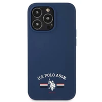 US Polo USHCP13XSFGV iPhone 13 Pro Max 6,7" tamsiai mėlynas/tamsiai mėlynas Silikoninė kolekcija