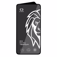 Apsauginis stiklas Tel Protect 10X Privacy Titanium skirtas Samsung Galaxy S25 Plus/S24 Plus (su piršto atpažinimu)