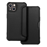 Dėklas telefonui RAZOR Book iPhone 13 juodas