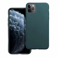 Matinis dėklas telefonui IPHONE 11 Pro Max tamsiai žalias