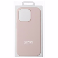 Dėklas "TM MagSafe Silicone" iPhone 14 Pro / Kreidinis rožinis /