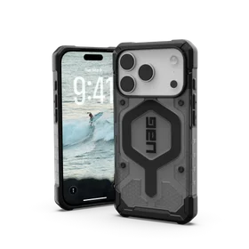 UAG Pathfinder Clear MagSafe Dėklas iPhone 17 Pro - Gray/Juodas