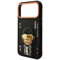 Nimmy Cool&Cute 2.0 Gorilla dėklas iPhone 17 Pro Max - juodas