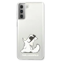 Karl Lagerfeld Choupette Fun dėklas Samsung Galaxy S21+ - Skaidrus