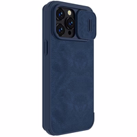 Dėklas Nillkin Qin Pro Leather Apple iPhone 14 Pro Max mėlynas