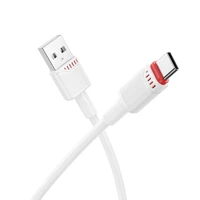 Borofone laidas BX110 Beneficio USB į Type C 2.4A 1 metras baltas