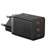 Baseus GaN5 Pro 40W 2xUSB-C sieninis įkroviklis - Juodas