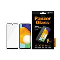 PanzerGlass E2E Reguliarus grūdintas stiklas Samsung Galaxy A03 - su juodu rėmeliu