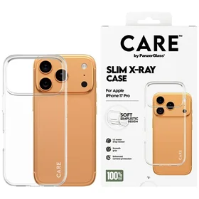 CARE by PanzerGlass Madingas X-Ray Minkštas Pagrindinis dėklas telefonui iPhone 17 Pro - Skaidrus