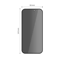 Tech-Protect Quick Set Spy+ Privatumo stiklas 2-jų rinkinys iPhone 12 / 12 Pro