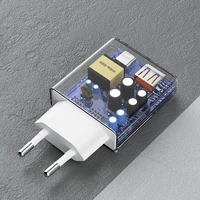 GaN Dudao A30EUT 30W USB-A / USB-C sieninis įkroviklis + USB-C - USB-C kabelis - baltas