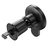 Automobilinis laikiklis-įkroviklis Hoco CA85 Magsafe 15W juodas