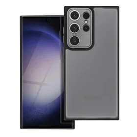 VARIETE dėklas telefonui SAMSUNG S23 Ultra juoda