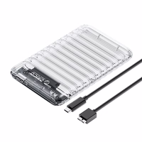 Orico 2139U3-V1 2.5" HDD/SSD USB Micro-B 5Gb/s diskų įrenginys - skaidrus