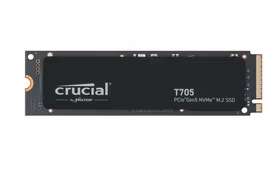 SSD diskas CRUCIAL T705 4TB M.2 PCIe Gen5 NVMe rašymo 12600 MB/s skaitymo 14100 MB/s