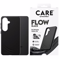 CARE by PanzerGlass Flow juodas QI dėklas Samsung Galaxy S26 - juodas