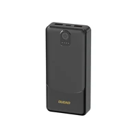 Išorinė baterija Dudao K10 10000mAh 2.4A 2 x USB-A - juoda