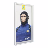 LCD apsauginis stikliukas 5D Mr. Monkey Glass (Strong Lite) Samsung A356 A35 5G/A556 A55 5G juodas