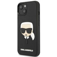 Dėklas telefonui Karl Lagerfeld KLHCP14MKH3DBK iPhone 14 Plus 6.7\" juodas / juodas 3D Rubber Karl's Head
