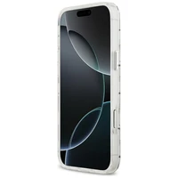 Karl Lagerfeld IML KL Monograma Magnetinis dėklas telefonui iPhone 17 Pro Max - baltas