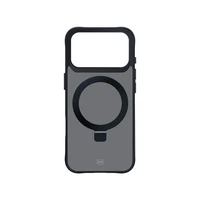 3mk Smoke magnetinis dėklas su stovu iPhone 17 Pro telefonui - juodas