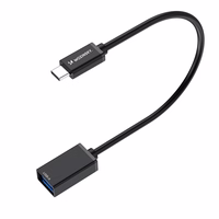 Wozinsky WOTGY1S USB-C 3.0 (vyriškas) - USB-A 3.0 (moteriškas) OTG adapteris - juodas