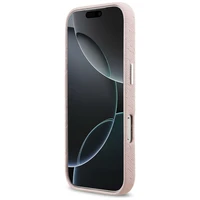 Karl Lagerfeld FW įspausto Karl logotipo magnetinis dėklas telefonui iPhone 17 Pro - rožinis