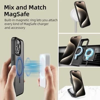 Tech-Protect MagEdge Magnetinis dėklas telefonui iPhone 16 Pro Max - pusiau skaidrus