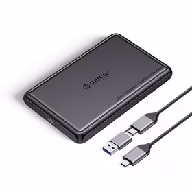 "Orico DDL25-C3" 2,5 colių HDD/SSD USB-C 5Gb/s diskinis kaupiklis - juodas